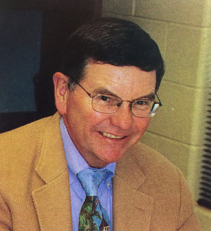 Head-and-shoulders portrait of Principal Meadows taken during the fall of 2003.